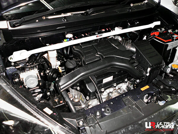 Ultra Racing 2-Point Front Upper Strut Bar for Perodua Axia B200 FL