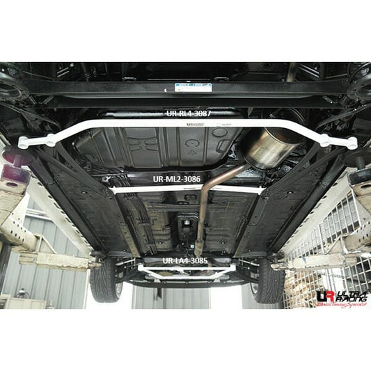 Ultra Racing 4-Point Rear Lower Bar for Perodua Axia & Bezza