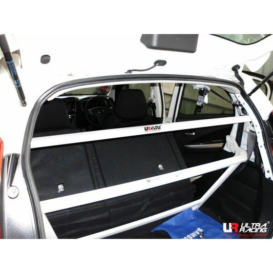 Ultra Racing 2-Point C-Pillar Bar for Perodua Myvi M600 11-17