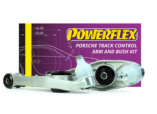 Powerflex Front Track Control Arms with Bushes for Porsche 911 997 & 991, Boxster & Cayman - Black Series