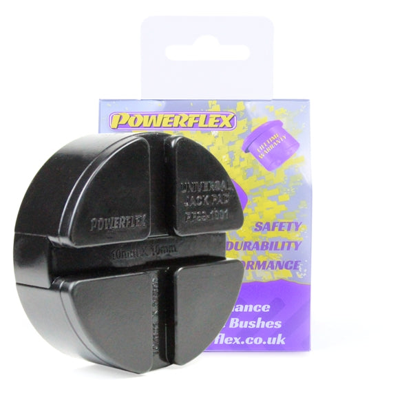 Powerflex Universal Jack Pad Adaptor, Slotted (10 x 10mm / 10 x 5mm)