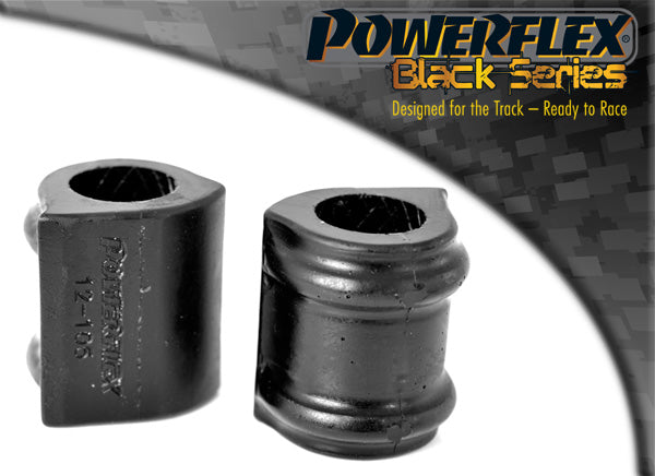 Powerflex Front Anti Roll Bar Inner Mount Bushes 22mm (GTi / Rallye) for Peugeot 106, Citroen Saxo - Black Series