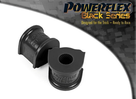 Powerflex Front Anti Roll Bar Bushes 18mm for Fiat Bravo (2007-2014), Stilo, Chrysler Delta - Black Series