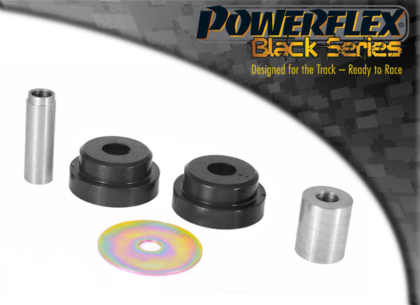 Powerflex Lower Engine Mount Small Bush (25mm Oval Bracket) for Ford Fiesta Mk6, Fusion - Black Series