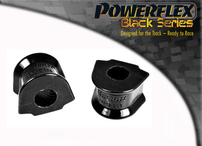 Powerflex Front Anti Roll Bar Mounting Bushes 24mm for Ford Escort Mk3 / Mk4 & Orion Mk1 / Mk2, Escort RS Turbo Series 2 - Black Series