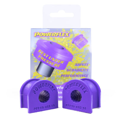 Powerflex Front Anti Roll Bar Bushes 16mm for Ford Escort Mk5 / Mk6 / Mk7 & Orion Mk3, Escort RS2000 4x4, Fiesta Mk3, Fiesta Mk4 / Mk5, Puma (1997-2001), Ka (1996-2008)