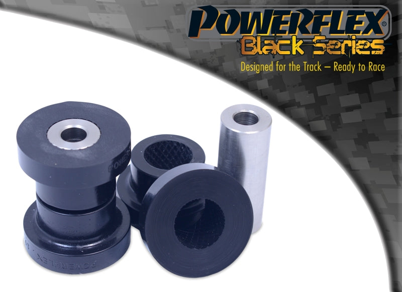 Powerflex Front Wishbone Front Bushes for Ford Focus Mk1 & Mk2, Mazda 3 & Volvo (12mm Bolt) - Black Series