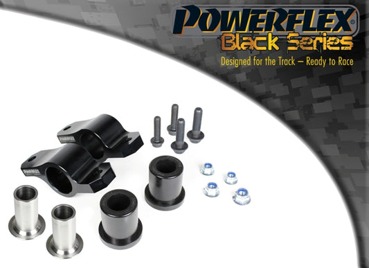 Powerflex Front Wishbone Rear Bushes, Caster Offset for Ford Focus Mk1, Focus ST170, Focus RS Mk1 - Black Series
