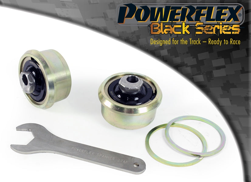 Powerflex Front Wishbone Rear Bushes, Anti-Lift & Caster Adjustable for Hyundai i30 Mk3 incl. i30 N, Kona Mk1 incl. Kona N, Kia Ceed / ProCeed / XCeed (2018 on) - Black Series