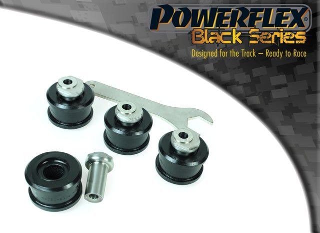 Powerflex Front Upper Control Arm Bushes, Camber Adjustable for Audi A4 / S4 B9, A5 / S5 / RS5 F5, A8 D5 - Black Series