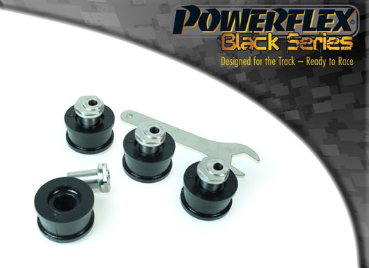 Powerflex Front Upper Control Arm Bushes, Camber Adjustable for Audi A4 B5-B8, A5 8T, A6 C5-C7, A7, A8 D3 / D4, Q5, Macan, Passat B5 - Black Series