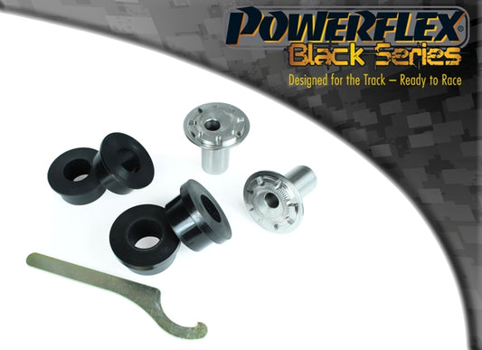 Powerflex Front Wishbone Front Bushes 45mm, Camber Adjustable (Cast Wishbones) for Audi A3 / S3 8L & TT Mk1, Seat Leon Mk1, VW Golf R32 - Black Series