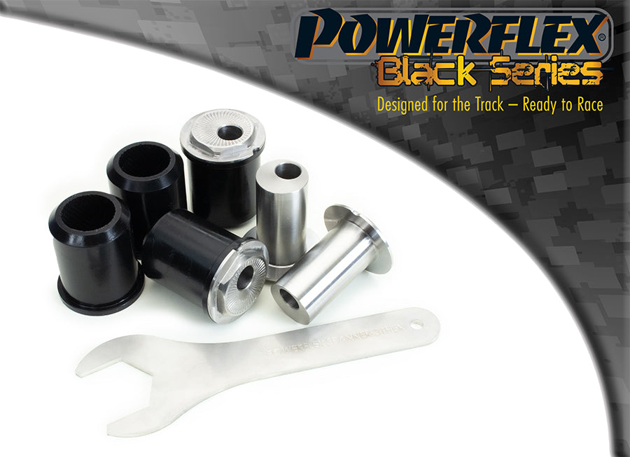 Powerflex Camber Adjustable Front Upper Arm Bushes for Mazda MX-5 Mk4 ND & Fiat / Abarth 124 Spider - Black Series