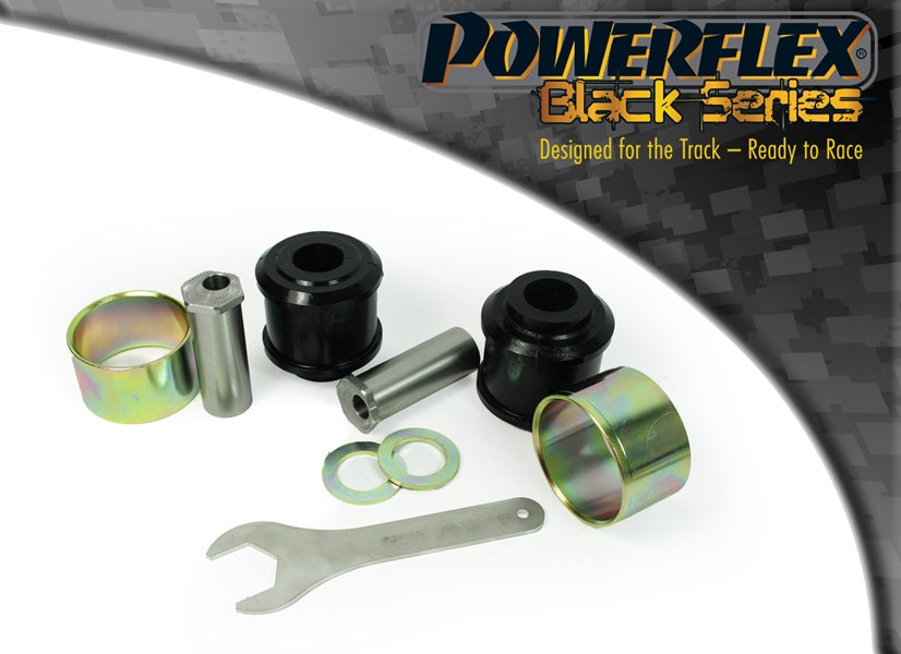 Powerflex Front Upper Arm Inner Bushes (Caster Adjustable) for Mercedes-Benz C-Class (W203 / CL203 / W204), CLK (W209), CLS (C219), E-Class (W211 / C207), SL (R230 / R231), SLK / SLC (R171 / R172) - Black Series