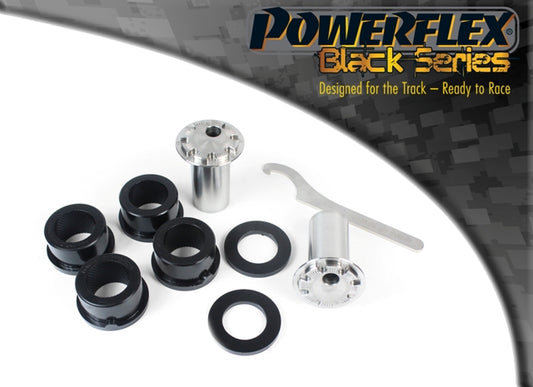 Powerflex Camber Adjustable Front Arm Front Bushes for BMW 1 Series F40, 2 Series F44 / F45, X1, X2 & Mini F56 / F60 - Black Series
