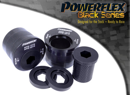 Powerflex Front Wishbone Rear Bushes, +2 Degrees Caster for Mini R55 Clubman, R56 / R57, R58 Coupe, R59 Roadster - Black Series