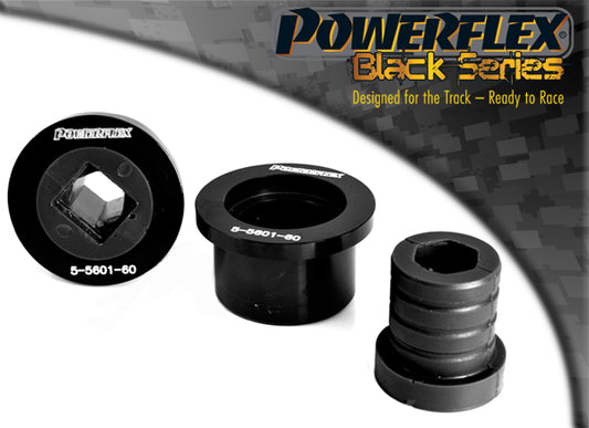 Powerflex Front Wishbone Rear Bushes, Aluminium Outer (60mm) for BMW 3 Series E46 (Before 2001) - Black Series