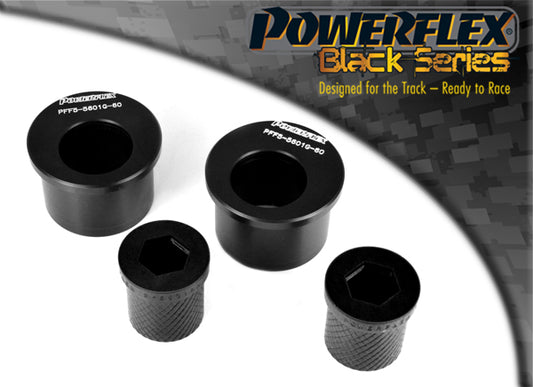 Powerflex Caster Offset Front Wishbone Rear Bushes (60mm) for BMW 3 Series E46 (Before 2001) - Black Series