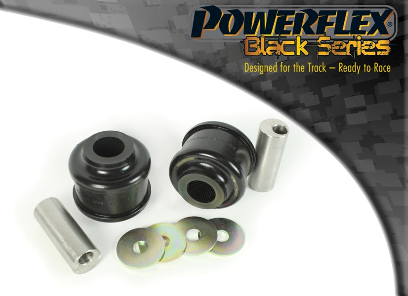 Powerflex Front Radius Arm to Chassis Bushes, Caster Offset (xDrive) for BMW 5 Series F10 / F11 xDrive, 6 Series F06 / F12 / F13 xDrive - Black Series