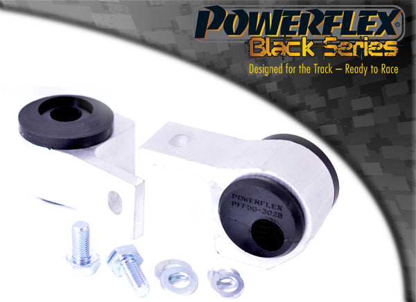 Powerflex Front Arm Rear Bushes (Anti-Lift, +0.5 Degree Caster) for Peugeot 306, Partner (1996-2012), Citroen ZX, Xsara, Xsara Picasso, Berlingo (1996-2013) - Black Series