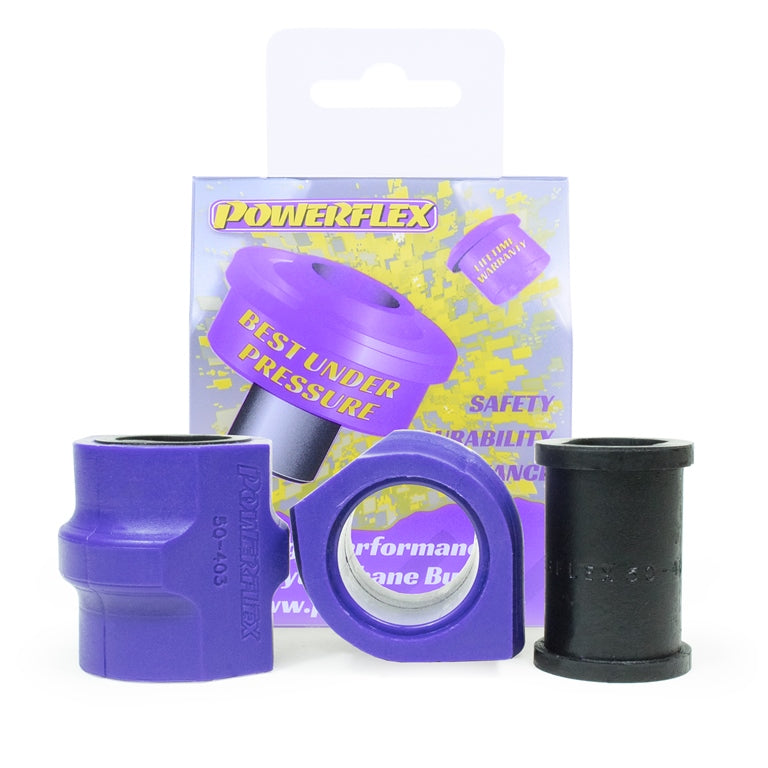 Powerflex Front Anti Roll Bar To Chassis Bushes 22mm for Peugeot 206