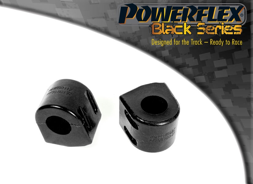 Powerflex Front Anti Roll Bar Bushes 21mm for Vauxhall Crossland, Citroen C3 (2016 on), C3 Aircross, DS3, Peugeot 207, 208 (2012-2019) - Black Series