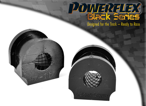 Powerflex Front Anti Roll Bar to Wishbone Bushes (Aluminium Bracket) for Porsche 924 / 924S, 944 (to 1985) - Black Series