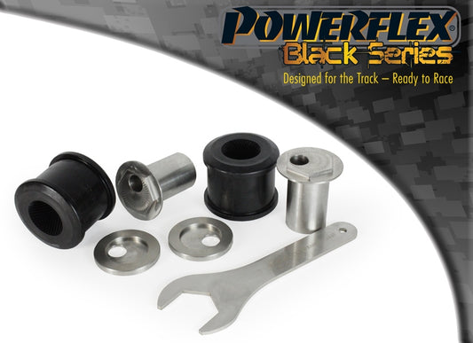 Powerflex Caster Adjustable Front Track Control Arm Outer Bushes for Porsche 911, Boxster & Cayman - Black Series