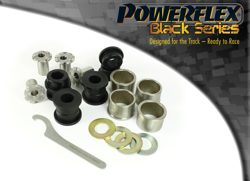 Powerflex Front Wishbone Bushes, Camber Adjustable for Renault Twingo II, Wind - Black Series