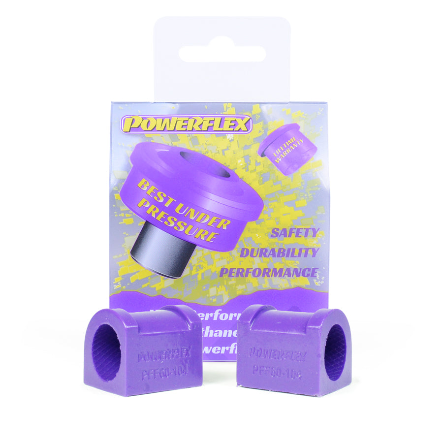 Powerflex Front Anti Roll Bar Inner Mounts 21mm, 33mm High for Renault 5 Mk2, 5 GT Turbo