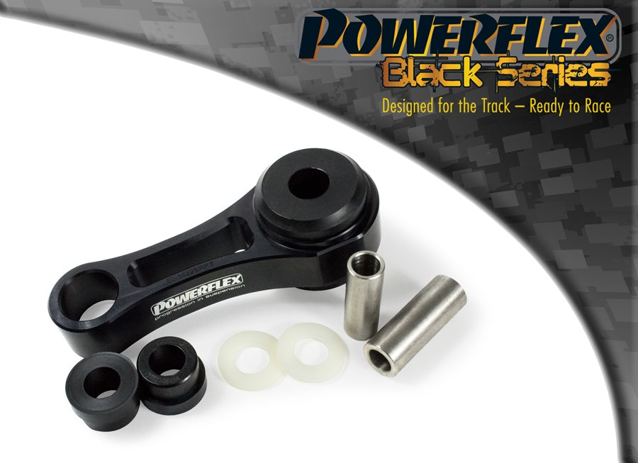 Powerflex Lower Torque Mount (Complete, Aluminium) for Renault Clio IV, Captur, Arkana, Zoe - Black Series (track / motorsport)