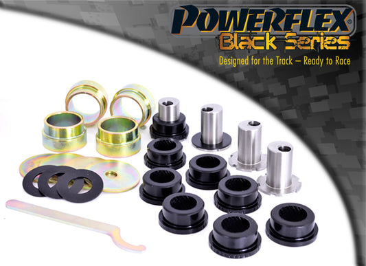 Powerflex Front Lower Wishbone Bushes, Camber Adjustable for Renault 19, Clio I, Clio II, Clio V6, Megane I, Scenic I, Twingo II - Black Series