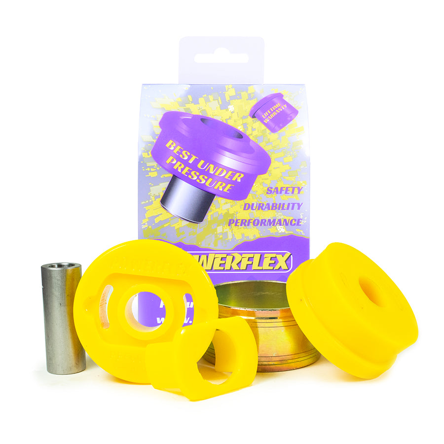 Powerflex Rear Lower Engine Mounting Bush (Extruded Bracket) for Renault Clio III 197 / 200, Megane II RS, Scenic II & Nissan Note