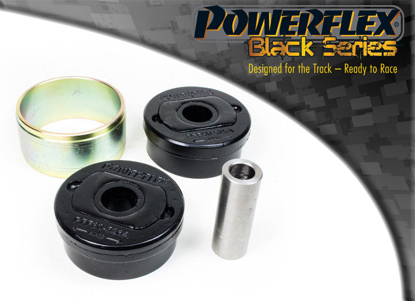 Powerflex Rear Lower Engine Mounting Bush (Extruded Bracket) for Renault Clio III 197 / 200, Megane II RS, Scenic II & Nissan Note - Black Series