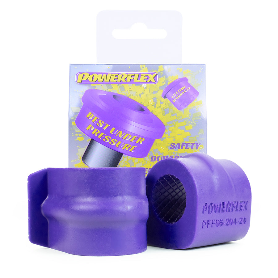 Powerflex Front Anti Roll Bar Mounting Bushes 24mm for Saab 900 (1994-1998), 9-3 (1998-2002)