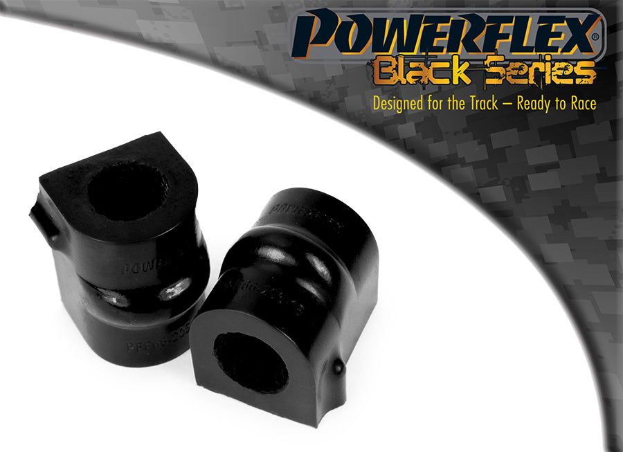 Powerflex Front Anti Roll Bar Mounting Bushes 20mm for Saab 9-5 (YS3E) - Black Series