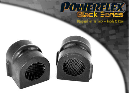 Powerflex Front Anti Roll Bar Bushes 25mm (Single-Piece) for Vauxhall Vectra C, Signum, Saab 9-3 (2003 on), Fiat Croma (2005-2011) - Black Series