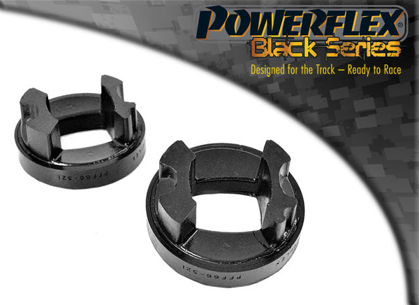 Powerflex Rear Lower Engine Mount Insert (to 2005) for Saab 9-3 (YS3F) - Black Series