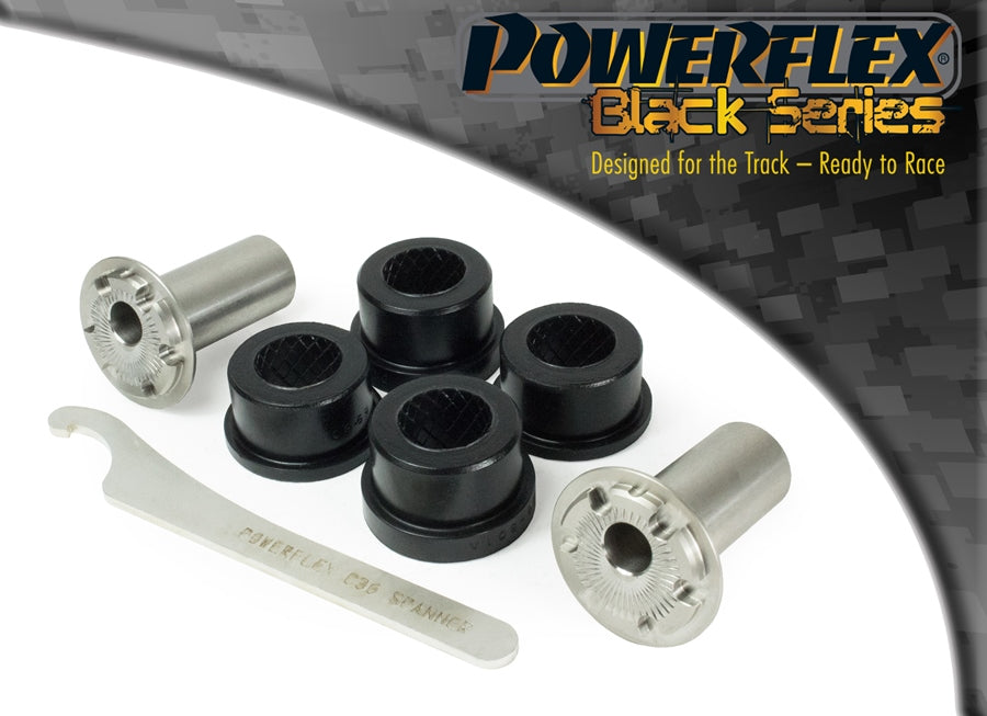 Powerflex Front Arm Rear Bushes, Camber Adjustable for Toyota GT86, GR86 & Subaru BRZ - Black Series