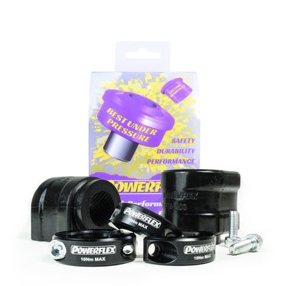 Powerflex Front Anti Roll Bar Bushes 24.2mm with Lateral Support Clamps for Toyota GR Yaris