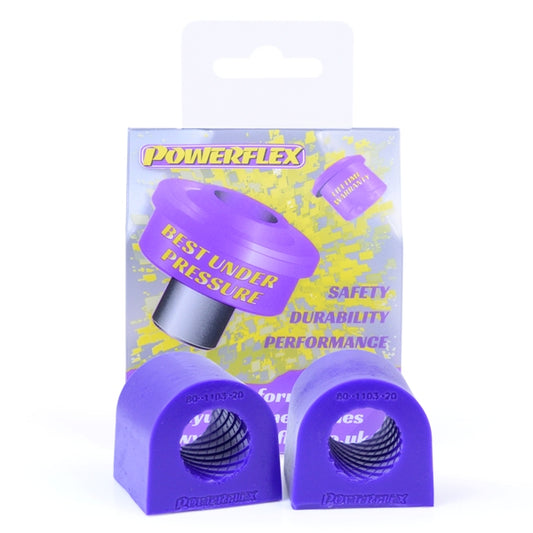 Powerflex Front Anti Roll Bar Bushes 20mm for Vauxhall Corsa D / E, Adam, Fiat Grande Punto, Punto Evo, Punto (2012-2018), Alfa MiTo