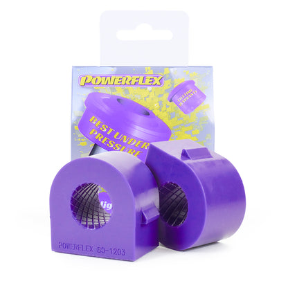 Powerflex Front Anti Roll Bar Bushes 24mm (Two-Piece) for Vauxhall Vectra C, Signum, Astra H, Zafira B, Meriva B, Saab 9-3 (2003 on), Fiat Croma (2005-2011)