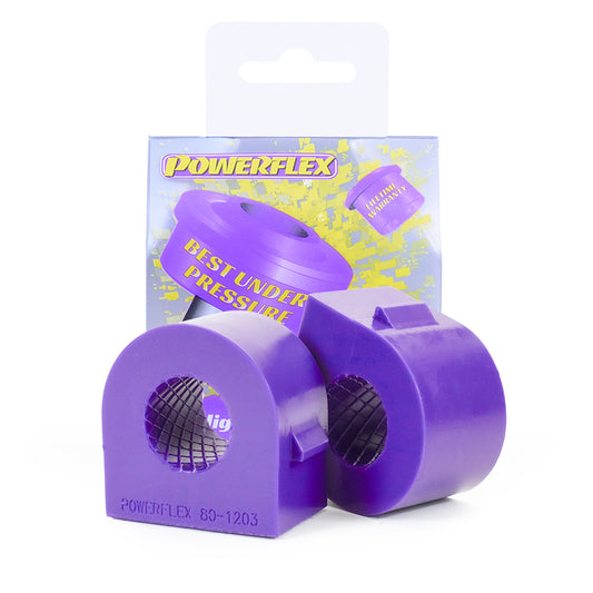 Powerflex Front Anti Roll Bar Bushes 25mm (Two-Piece) for Vauxhall Vectra C, Signum, Astra H, Zafira B, Saab 9-3 (2003 on), Fiat Croma (2005-2011)