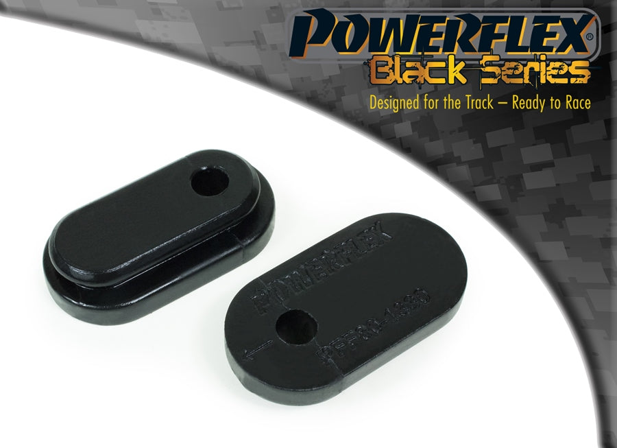 Powerflex Lower Radiator Mounts for Vauxhall Astra H, Zafira B, Meriva A - Black Series