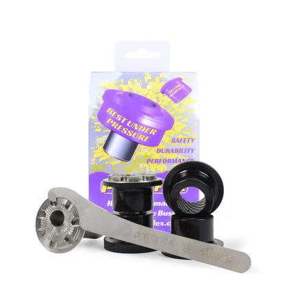 Powerflex Front Wishbone Front Bushes, Camber Adjustable (30mm) for VW Golf Mk2-Mk4, Polo, Up!, Audi A1, A3 8L, TT Mk1, Seat Ibiza, Leon Mk1, Skoda Fabia, Octavia Mk1