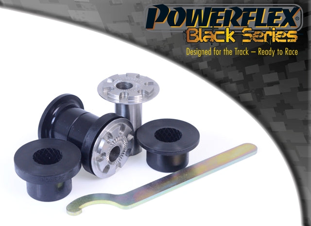 Powerflex Front Wishbone Front Bushes, Camber Adjustable (30mm) for VW Golf Mk2-Mk4, Polo, Up!, Audi A1, A3 8L, TT Mk1, Seat Ibiza, Leon Mk1, Skoda Fabia, Octavia Mk1 - Black Series