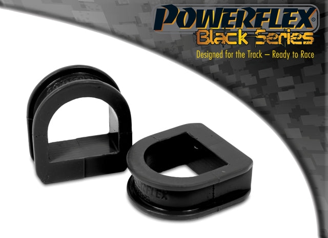 Powerflex Steering Rack Mounts (Non Power Steering) for VW Golf Mk2 / Mk3, Caddy Mk2, Jetta Mk2, Vento, Seat Cordoba / Ibiza Mk2 / Inca / Toledo Mk1 - Black Series