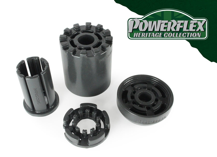 Powerflex Front Lower Engine Mount Bush with Inserts for VW Golf Mk3, Caddy Mk2, Corrado VR6, Passat B3 / B4, Vento, Seat Cordoba / Ibiza Mk2 / Inca - Heritage Collection