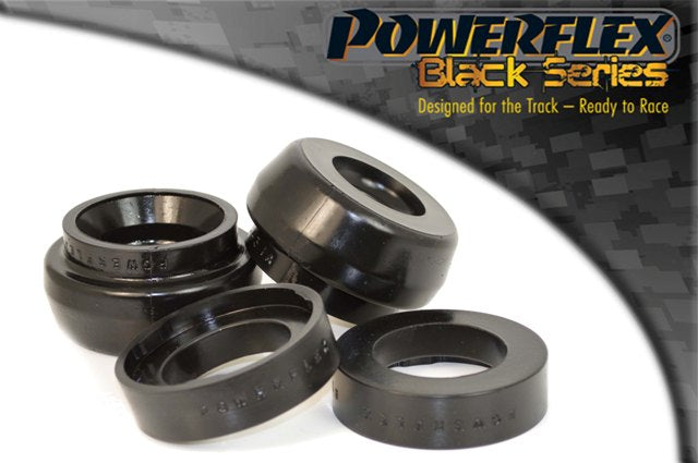 Powerflex Front Strut Top Mount Bushes (-10mm) for VW Golf Mk4, Polo Mk5, Up!, Audi A1, A3 8L, TT Mk1, Seat Ibiza, Leon Mk1, Skoda Fabia, Octavia Mk1 - Black Series