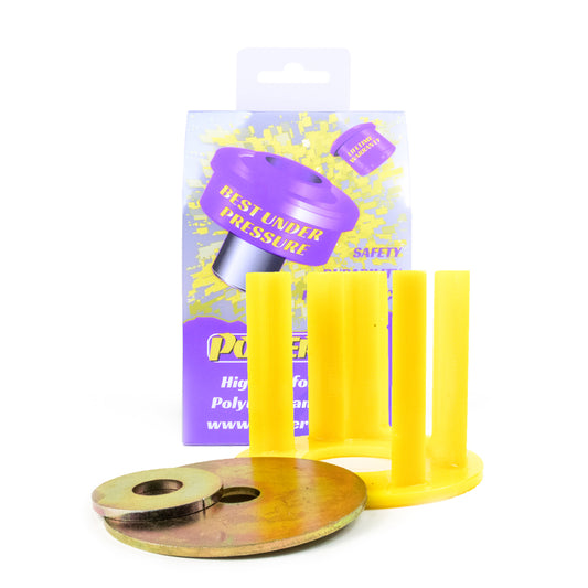 Powerflex Lower Engine Mount Insert (Large) for VW Golf Mk5 / Mk6 & Audi A3 / S3 8P, Up To Mid-2008 - Petrol / tuned diesel (Yellow 70A)